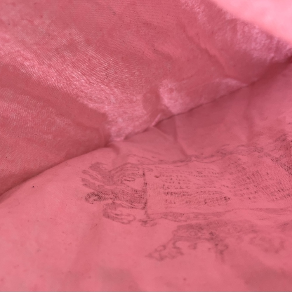 Vintage Pink Juicy Couture Draw String Storage Dust Bag Leather Hearts - Picture 7 of 9